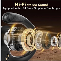 イヤーフック　ワイヤレスイヤホンの画像