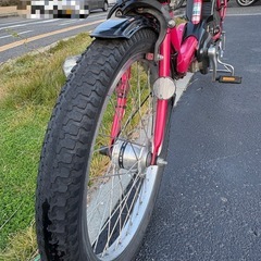 中古20インチPanasonic電動アシスト自転車　13.2Ah4点灯　大阪の画像