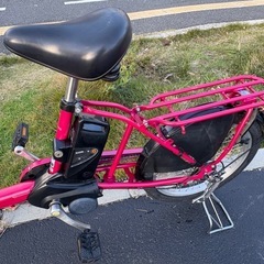 中古20インチPanasonic電動アシスト自転車　13.2Ah4点灯　大阪の画像