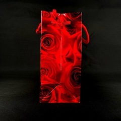 [100枚セット] バラ柄 ミニギフトバッグ PP光沢 143×114×66 ブライダル お渡し用 【C】の画像