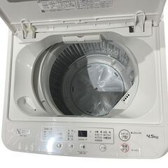 【⭐️全額返金保証⭐️】◻YAMADA 全自動電気洗濯機 YWM-T45H1 2023年製の画像