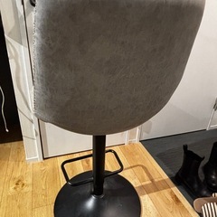 北欧風 カウンターチェア ×2脚の画像