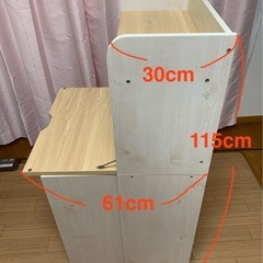 学習机、収納机、折り畳み机、子供机の画像