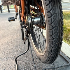 中古20インチPanasonicgyutto電動アシスト自転車　16Ah 大阪の画像