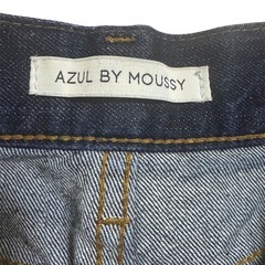 AZUL by Moussy ワイドレッグデニムパンツ Sの画像