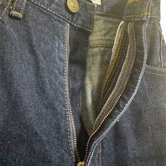 AZUL by Moussy ワイドレッグデニムパンツ Sの画像