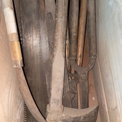 昔の大工道具・農具セット（現状渡し）の画像