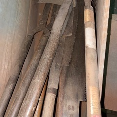 昔の大工道具・農具セット（現状渡し）の画像