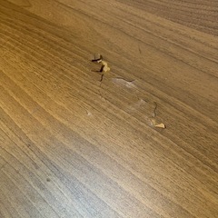 ニトリ 省スペースデスク ミドルブラウンの画像