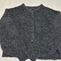 coca カーディガン チャコールグレーの画像