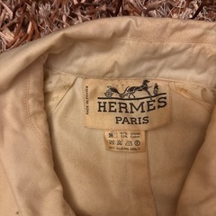 エルメス、スプリングコート、難ありの画像