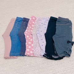  【お取引き中】
女の子 100 ズボン ８点 まとめ売り！の画像