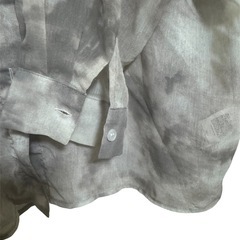 Dazy 長袖タイダイ柄シャツ シースルーの画像