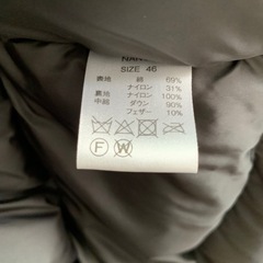 ナンガ　ダウンジャケット　サイズ46の画像