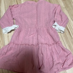 mimosa✨しまむら✨人気商品✨ワンピース風ふりふりシャツトップス✨ブラウス✨の画像