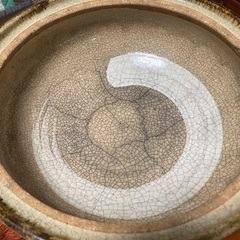 used　☆☆　大きな陶器製の土鍋　☆☆　直径32cmの画像