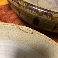 used　☆☆　大きな陶器製の土鍋　☆☆　直径32cmの画像