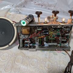 Bluetooth付マツダ東芝マジックアイ真空管ラジオ　昭和レトロの画像