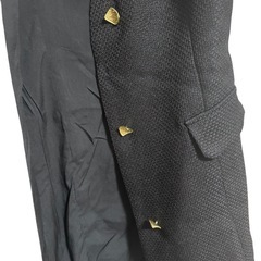 AZULブラックダブルブレストミニワンピースの画像