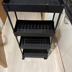 キッチンワゴン 隙間収納 キャスター付き 13cm 18cm 22cm の画像