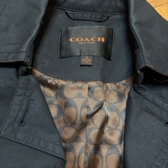 美品　コーチトレンチコート　レディースの画像