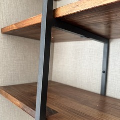 壁付け収納　壁掛けラック　板サイズ182(w)×25(d)　オシャレ　の画像