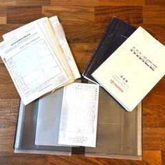 車検証ケース 車検証入れ 電子車検証対応 電子車検証入れ ブラック マチ付　無地　シンプル　の画像