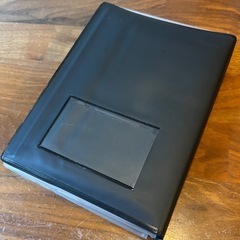 車検証ケース 車検証入れ 電子車検証対応 電子車検証入れ ブラック マチ付　無地　シンプル　の画像