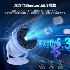 【✨新品・送料無料✨】Android TV搭載 超小型プロジェクター ／4K対応の画像