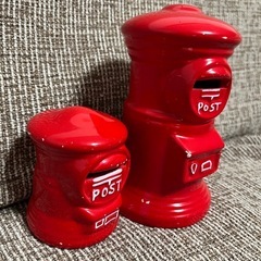 郵便ポスト型 貯金箱の画像