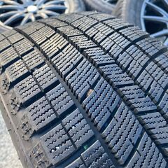 フォレスター XV 等 225/60R17 東北6県無料配送対応‼️爆安‼️最終値下げ‼️⑦超超超バリ溝❗ ナンカン AW-1❗ アルミ付き 国産 タイヤ !!　スタットレス　スタッドレス　雪 冬 ゆき PCD100 pcd100の画像