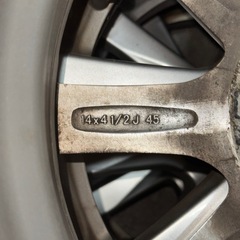 【値段交渉可能】ダイハツ純正 タント14インチアルミホイールの画像