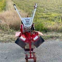 マメトラ　ネギ　 5馬力　管理機 耕運機　MRV2VH 畝立て　 家庭菜園 作動品　の画像