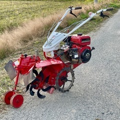 マメトラ　ネギ　 5馬力　管理機 耕運機　MRV2VH 畝立て　 家庭菜園 作動品　の画像