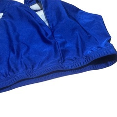 チアリーダーコスチューム 青と白 Sの画像