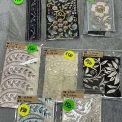 インド刺繍リボン100円～コスメプレゼントあり。の画像