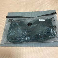 胸を小さく見せるブラ シームレス ノンワイヤー 4L ダークグリーン新品未使用の画像