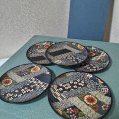 未使用　曲げわっぱと漆器みよし漆器本舗　紀州塗り　５枚13.5㎝の画像