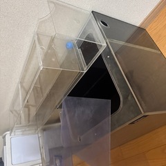 メ水槽1200✖️奥行き600アクリル水槽上部フィルターセットの画像