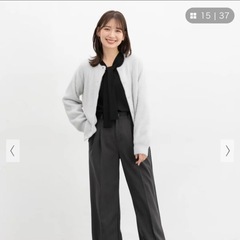 【11/16までに受け取り希望！】ハニーズ　ラメフェザークルーカーデの画像