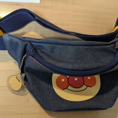アンパンマン　デニム　ボディバッグの画像