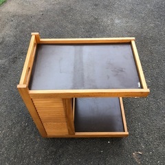 オールドカリモク  ヴィンテージ キッチンワゴン 65cm×42cm×高さ72cm
の画像