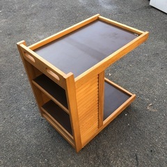 オールドカリモク  ヴィンテージ キッチンワゴン 65cm×42cm×高さ72cm
の画像