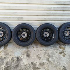2022年製BRIDGESTONEブリザックVRX2 155/65R14 スタッドレスタイヤ アルミホイール４本セットの画像