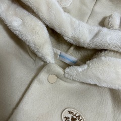 【未使用✨値下げ】ミキハウス　フード付きポンチョの画像