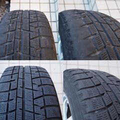 15インチホイール＆スタッドレス4本、ホンダフィットなどの画像
