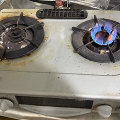 【仮決め】ガスコンロ　都市ガス　ガステーブル　2口　Rinnaiの画像