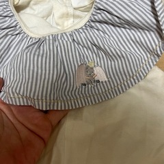 cottoli×Disney Baby✨ダンボ刺繍✨ストライプ襟✨サロペット✨の画像