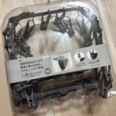 引っ張って取り込みやすいインテリアハンガー 40ピンチの画像