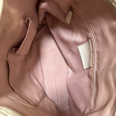 COACH コーチ シグネチャー トートバッグ ベージュ系の画像